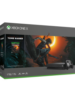 Игровая приставка Microsoft Xbox One X 1 Tb Black + Игра Shadow of the Tomb Raider